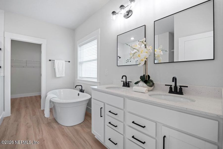 Furnished interior view inside a new home in , Jacksonville (Image 19).