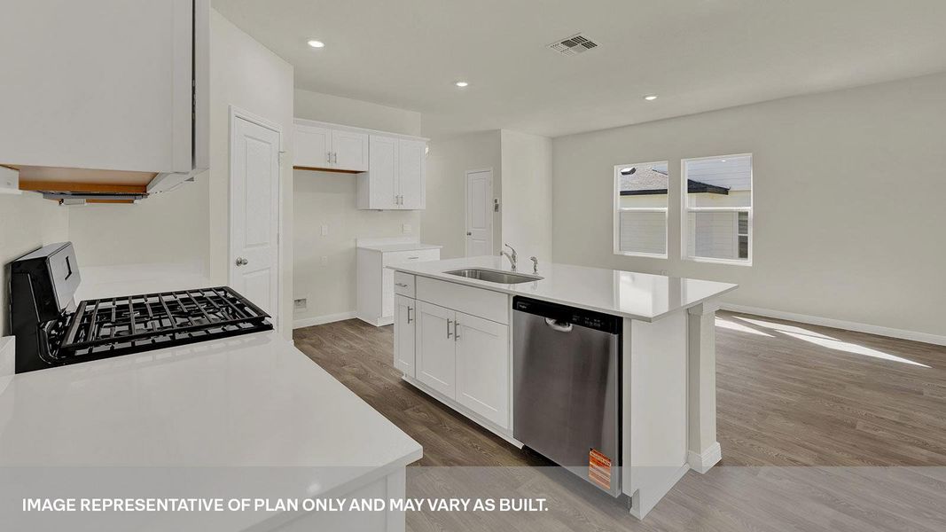 Furnished interior view inside a new home in Paramount, Kyle (Image 9).