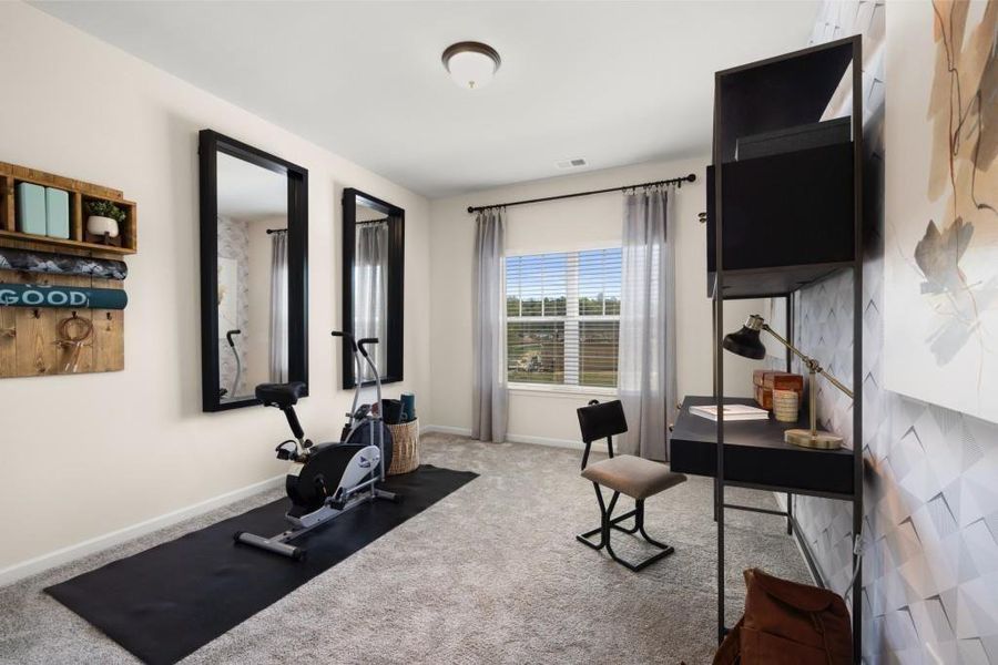 Furnished interior view inside a new home in Franklin Manor, Lawrenceville (Image 9). Furnished interior view inside a new home in Franklin Manor, Lawrenceville (Image 9).