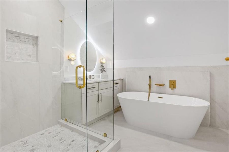 Furnished interior view inside a new home in , Canton (Image 22).