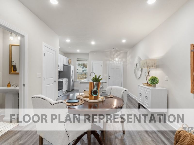 Athens Plan Kitchen and Café | Ivey Homes Athens Plan Kitchen and Café | Ivey Homes