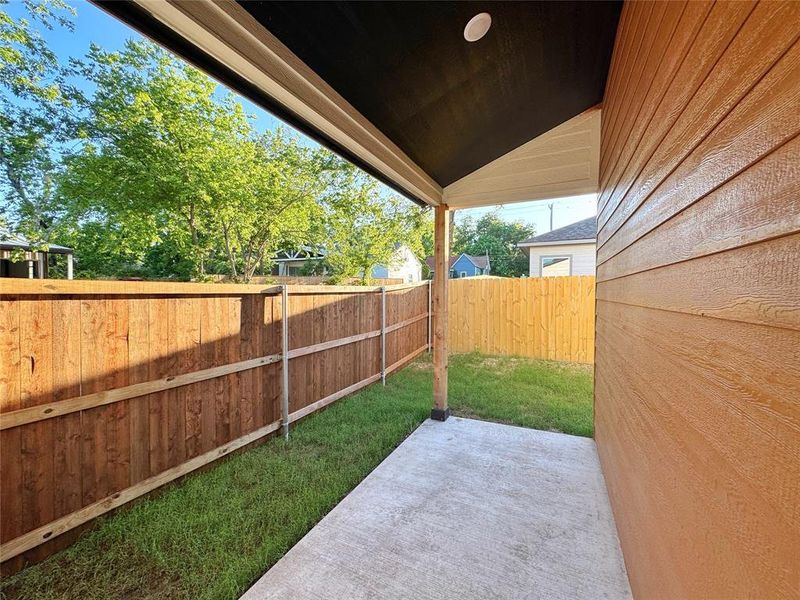 Exterior details and patio area of a home in , Greenville (Image 3).