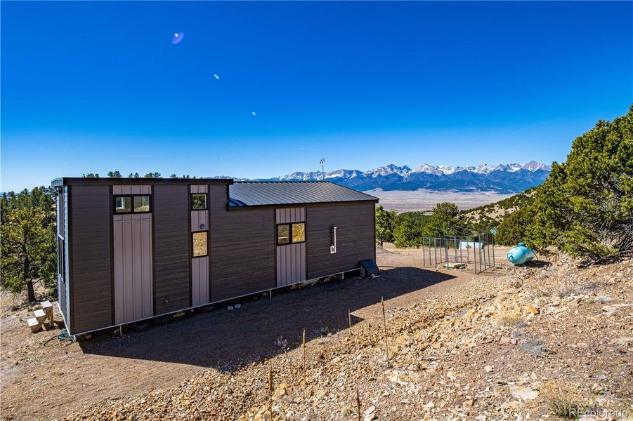 Exterior details and patio area of a home in , Westcliffe (Image 22).
