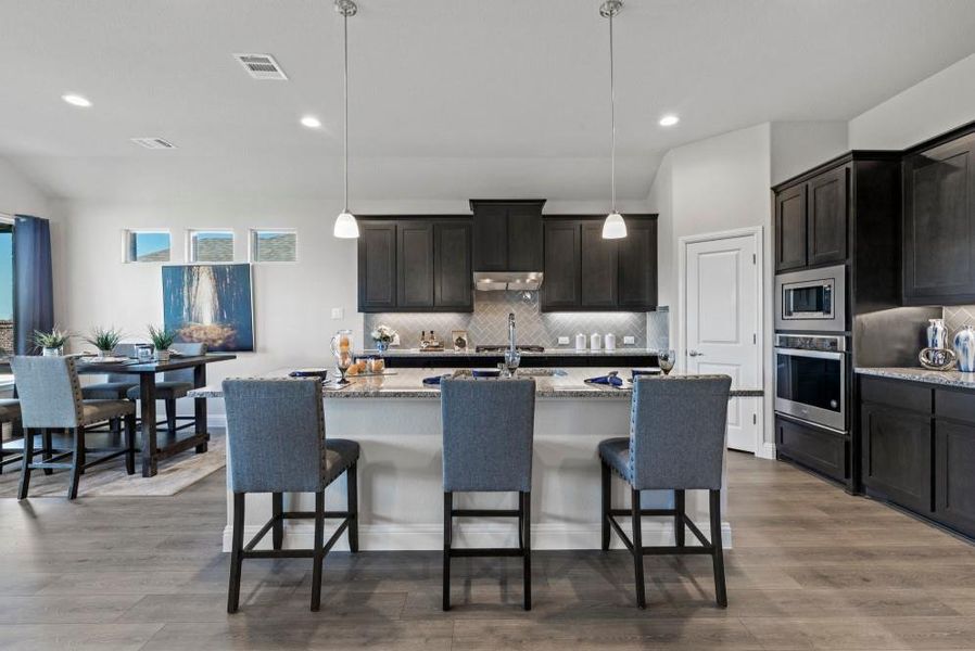 Furnished interior view inside a new home in Lakeview Pointe, Grand Prairie (Image 16).