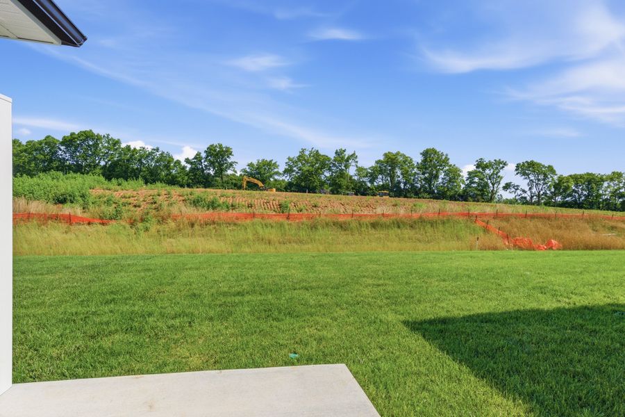 Exterior details and patio area of a home in Nexus Townhomes, Gallatin (Image 3).