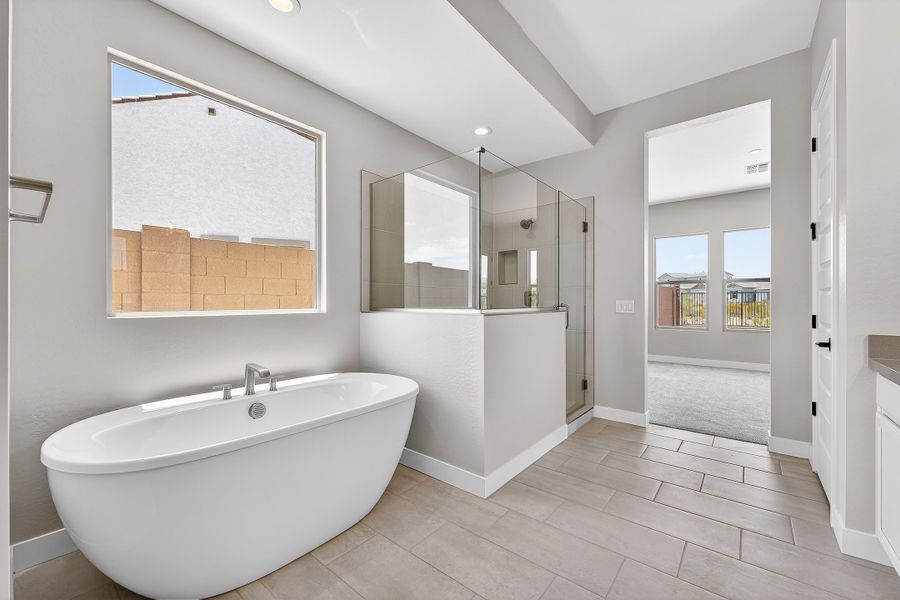 Furnished interior view inside a new home in Ladera Trails, Queen Creek (Image 13).