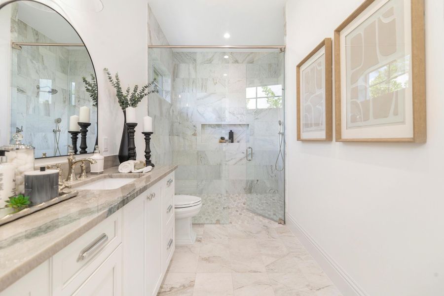 Furnished interior view inside a new home in , West Palm Beach (Image 37).