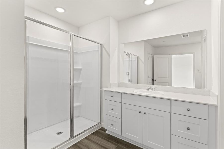 Furnished interior view inside a new home in Coyote Meadows, Anna (Image 11). Furnished interior view inside a new home in Coyote Meadows, Anna (Image 11).