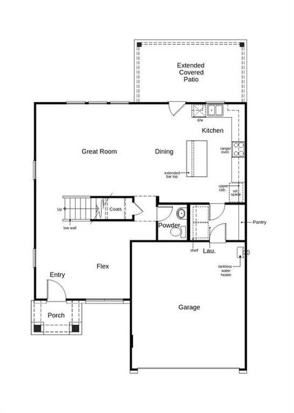 This floor plan features 3 bedrooms, 2 full baths, 1 half bath and over 2,100 square feet of living space.