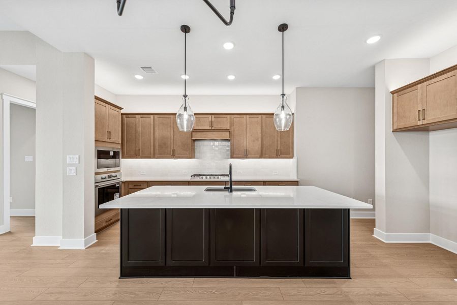 Furnished interior view inside a new home in The Highlands 40', Porter (Image 11). Furnished interior view inside a new home in The Highlands 40', Porter (Image 11).