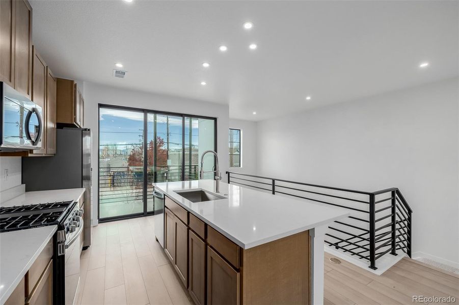 Furnished interior view inside a new home in , Denver (Image 6).