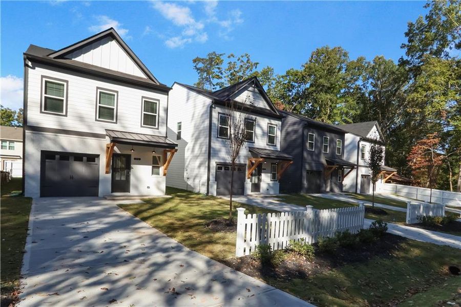 Front exterior of a new home in , Cleveland, GA, highlighting curb appeal (Image 19).