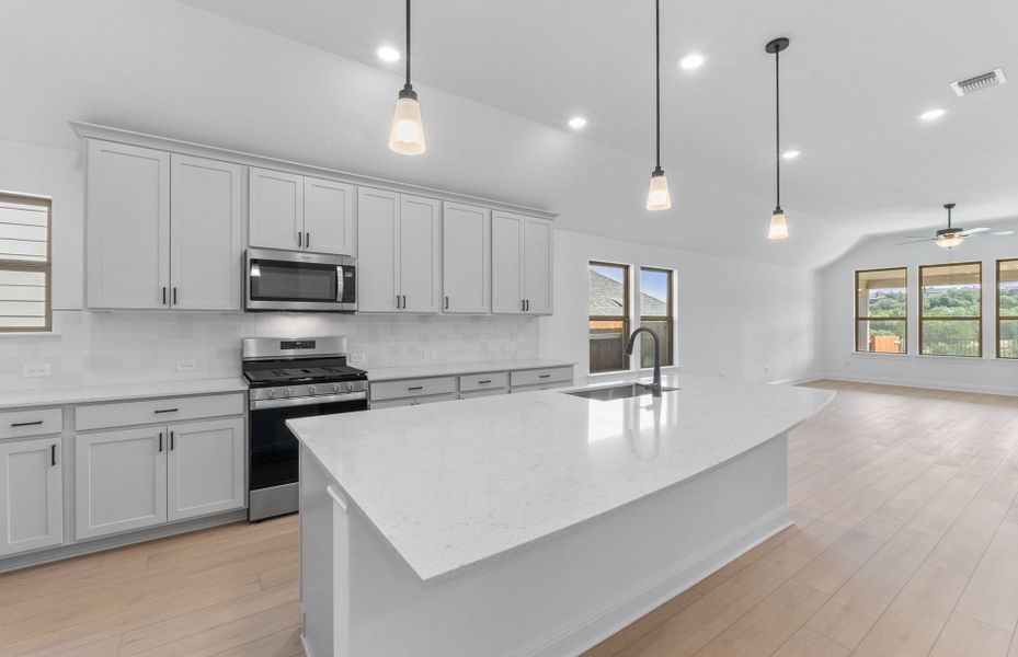 Kitchen and Gathering Spaces
