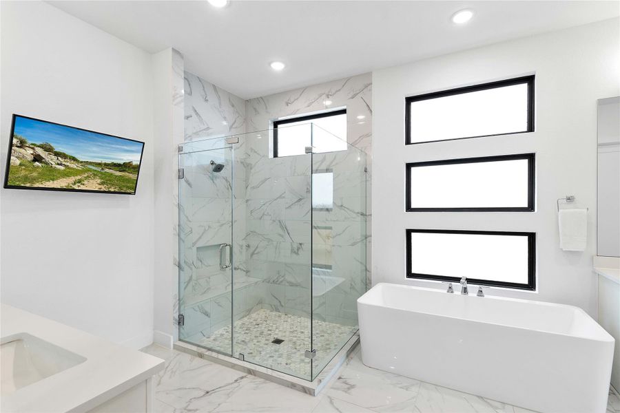 Furnished interior view inside a new home in , Spring (Image 8).