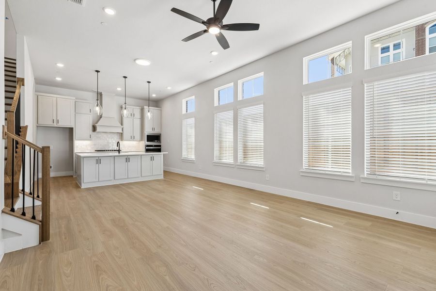Spacious, unfurnished interior of a new home in Newman Village Townhomes, Frisco (Image 17).