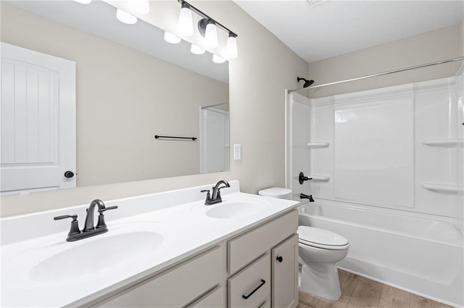 Furnished interior view inside a new home in Twin Lakes, Hoschton (Image 14).