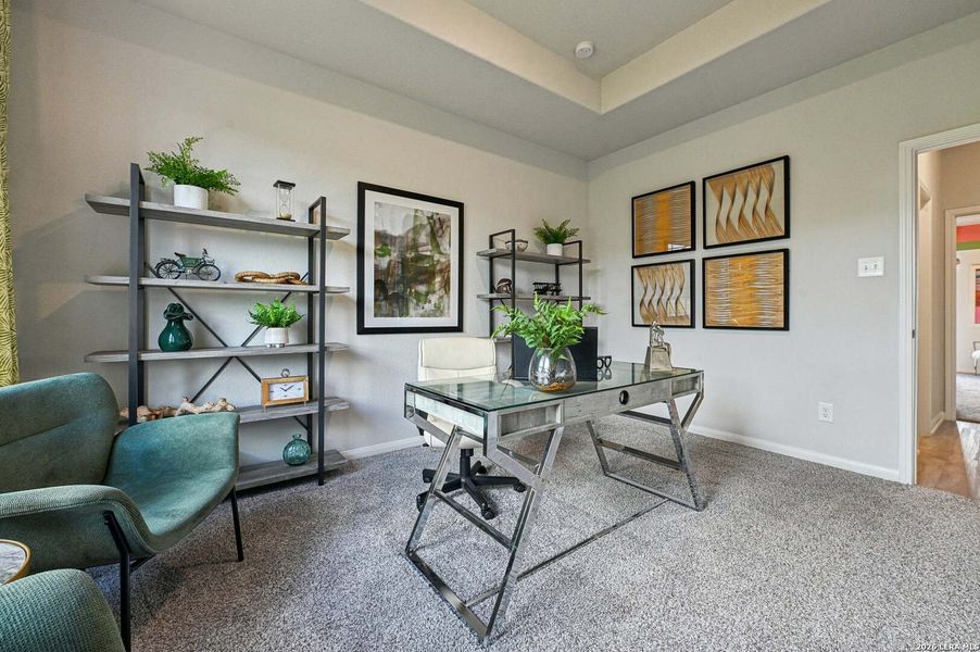 Furnished interior view inside a new home in Lonesome Dove, San Antonio (Image 6).