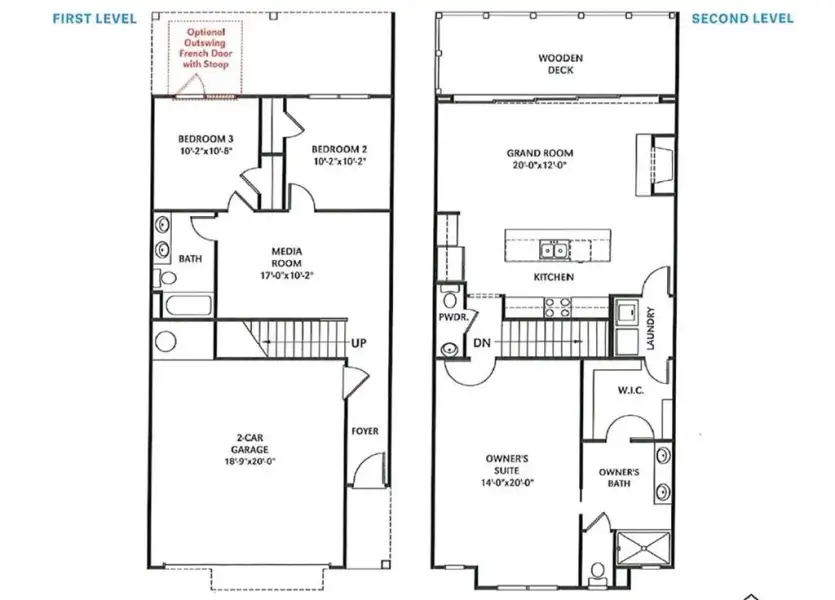 2D floor plan layout of this home in , Waleska, GA (Image 5).