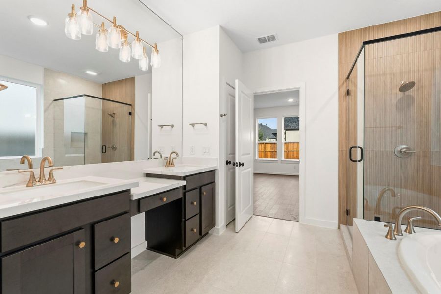 Furnished interior view inside a new home in Sienna 45', 50', Missouri City (Image 4).