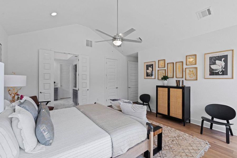 Furnished interior view inside a new home in Agave, Austin (Image 30).