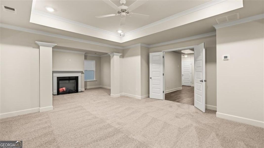 Spacious, unfurnished interior of a new home in Heritage Pointe, Senoia (Image 33). Spacious, unfurnished interior of a new home in Heritage Pointe, Senoia (Image 33).