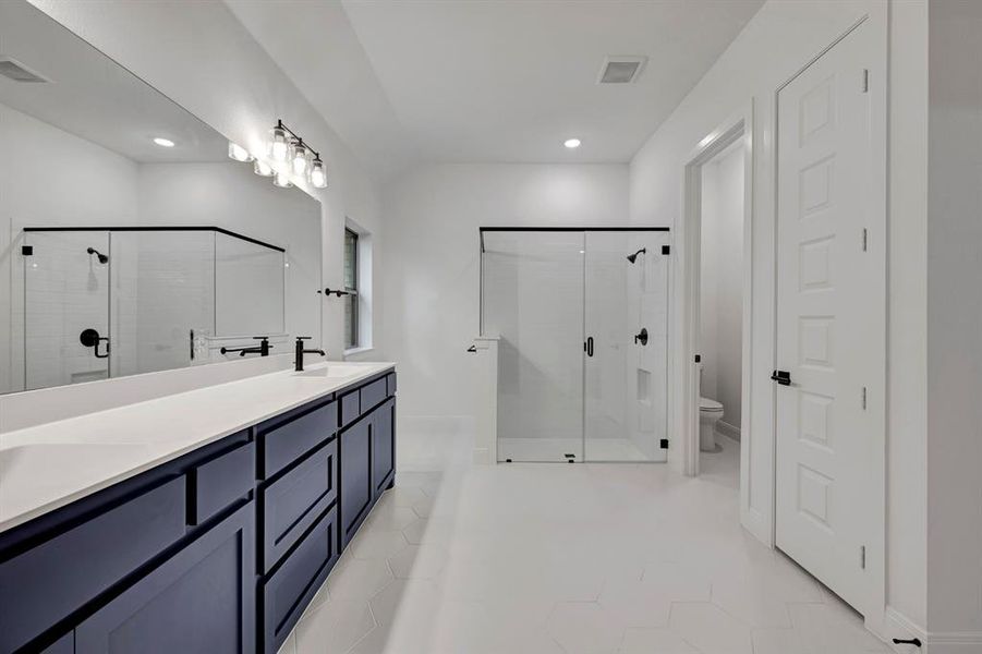 Furnished interior view inside a new home in Talia – Garden Series, Mesquite (Image 9).