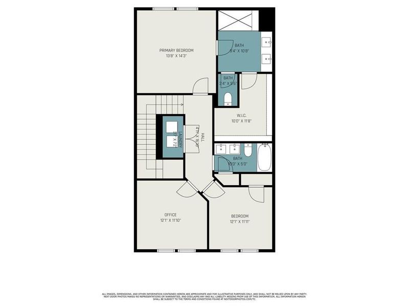 2D floor plan layout of this home in , Smyrna, GA (Image 5).