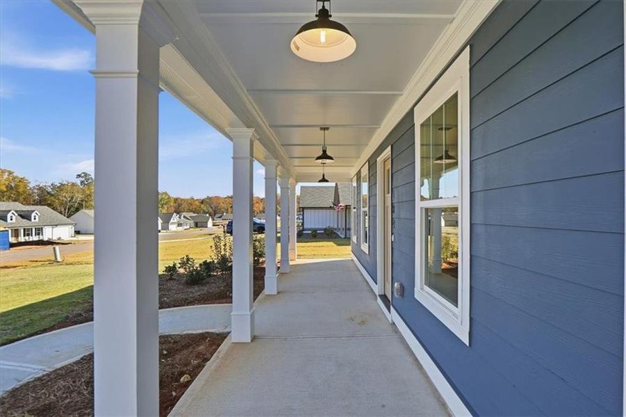 Exterior details and patio area of a home in , Hartwell (Image 22).