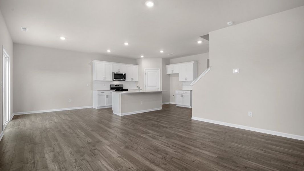 Spacious, unfurnished interior of a new home in The Reserve at Prestleigh, Wake Forest (Image 11).