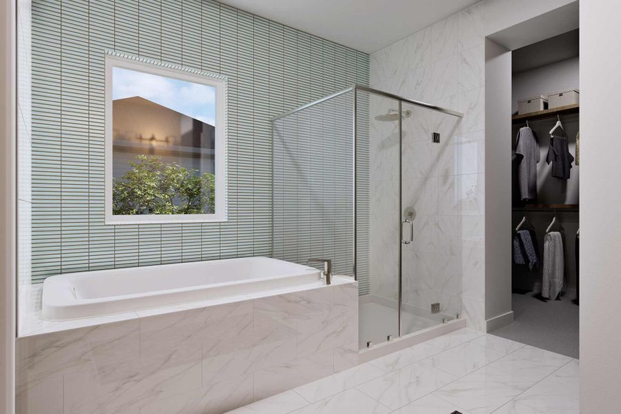 Representative furnished interior of a home built from the The Mesquite by David Weekley Homes in ARTAVIA 45' Homesites, Conroe (Image 3).