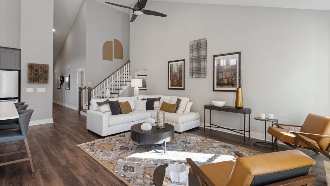 Furnished interior view inside a new home in The Reserve at Livingston Park, Easley (Image 7).