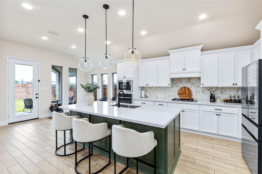 Furnished interior view inside a new home in Marvida, Cypress (Image 27).
