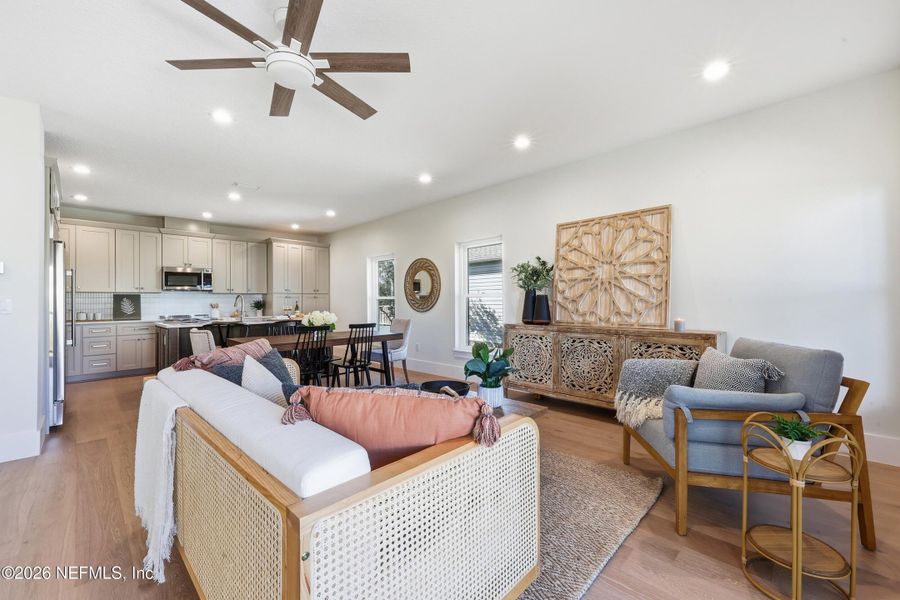 Furnished interior view inside a new home in , St. Augustine (Image 43).