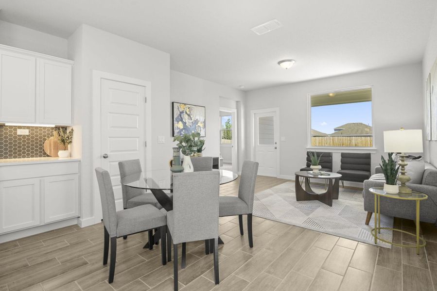 Furnished interior view inside a new home in Talley Fields, San Antonio (Image 12).