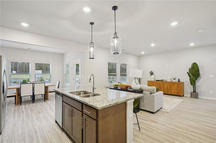 Furnished interior view inside a new home in Avalon - Reserve Series, Conyers (Image 25).