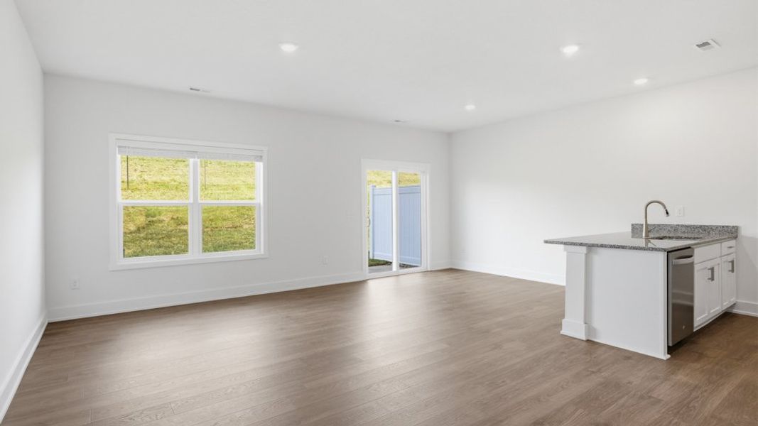 Spacious, unfurnished interior of a new home in Macon Townhomes, Seymour (Image 9). Spacious, unfurnished interior of a new home in Macon Townhomes, Seymour (Image 9).