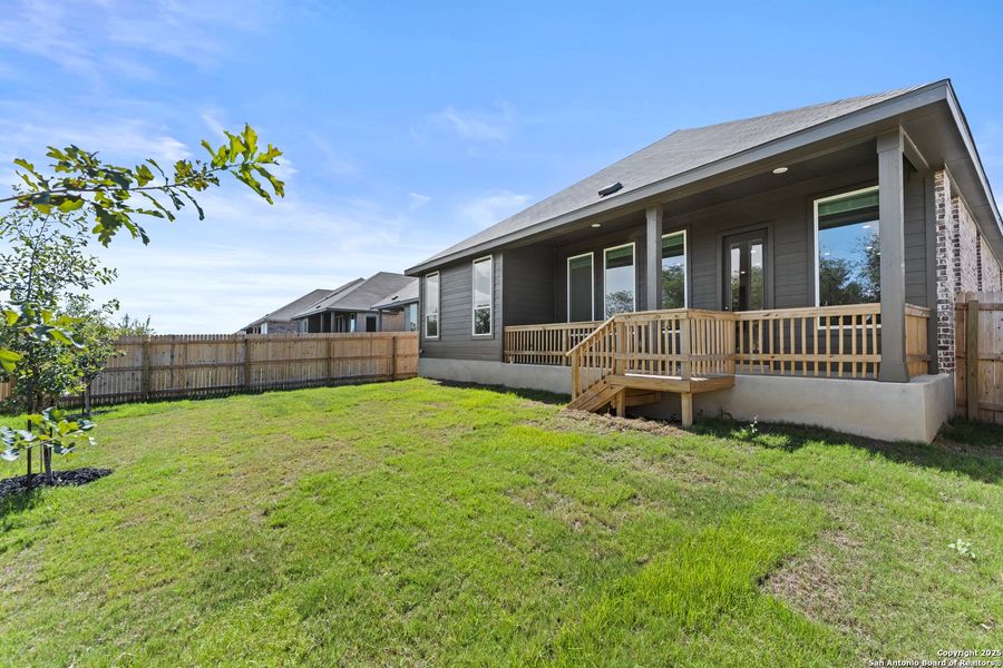 Front exterior of a new home in , New Braunfels, TX, highlighting curb appeal (Image 2). Front exterior of a new home in , New Braunfels, TX, highlighting curb appeal (Image 2).