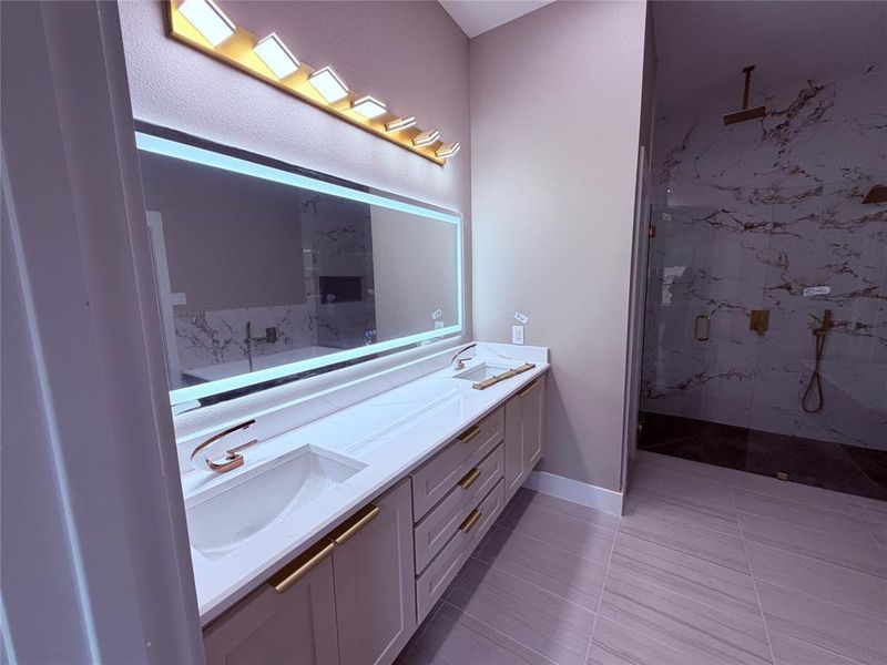 Furnished interior view inside a new home in , Dallas (Image 6).