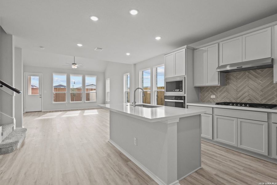 Furnished interior view inside a new home in Sunflower Ridge, New Braunfels (Image 12).