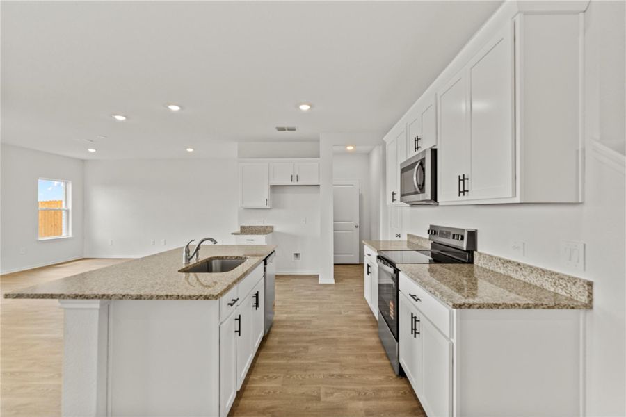 Furnished interior view inside a new home in Palomino, Manor (Image 7).