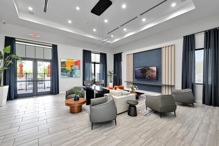 Furnished interior view inside a new home in , Homestead (Image 11). Furnished interior view inside a new home in , Homestead (Image 11).