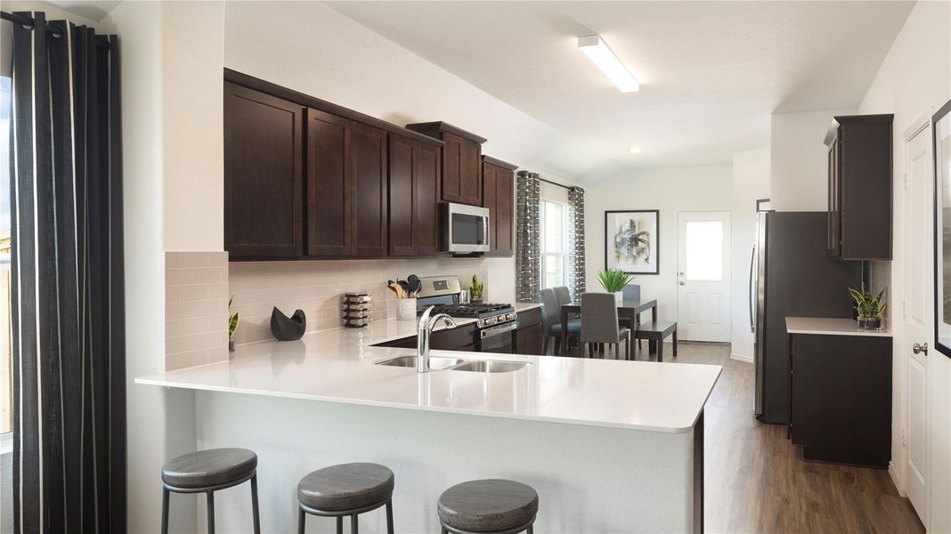 Furnished interior view inside a new home in Woodfield Preserve, Georgetown (Image 6).