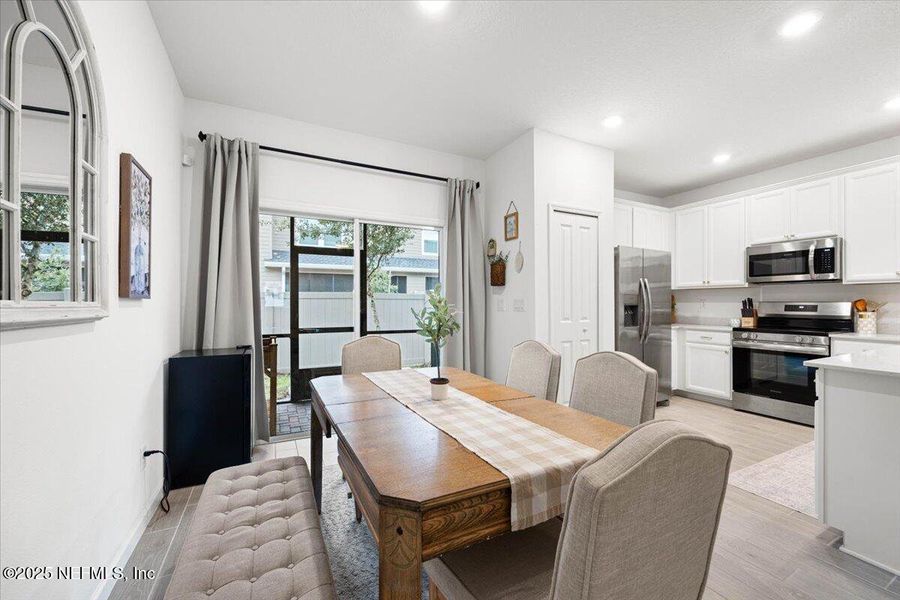 Furnished interior view inside a new home in Shearwater: Affordable Luxury Townhomes, St. Augustine (Image 8).