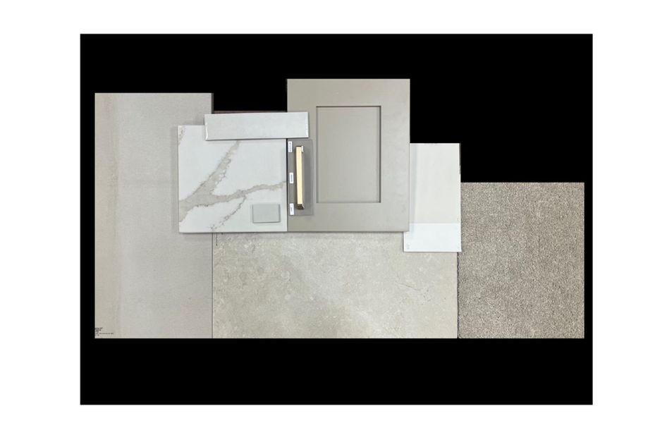 Sample of building materials used in homes in Vistoso Canyon Estates, Oro Valley (Image 24).