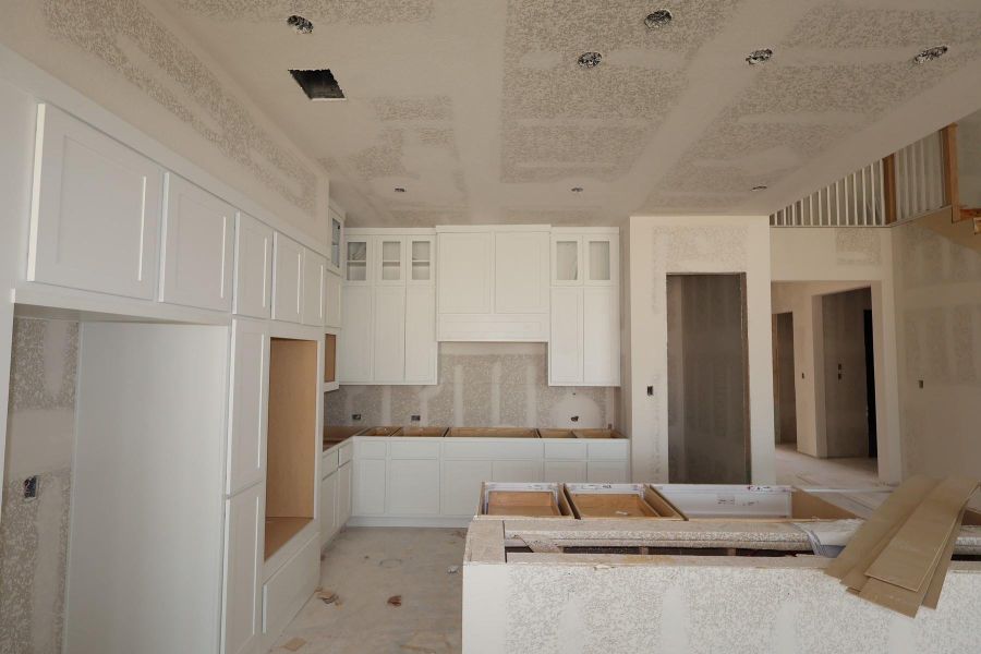 In-progress construction of a new home in Woodson’s Reserve, Spring, TX (Image 7). In-progress construction of a new home in Woodson’s Reserve, Spring, TX (Image 7).