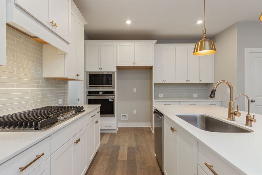 Representative furnished interior of a home built from the Onyx B by Homes by Dickerson in Chatham Park, Pittsboro (Image 9).