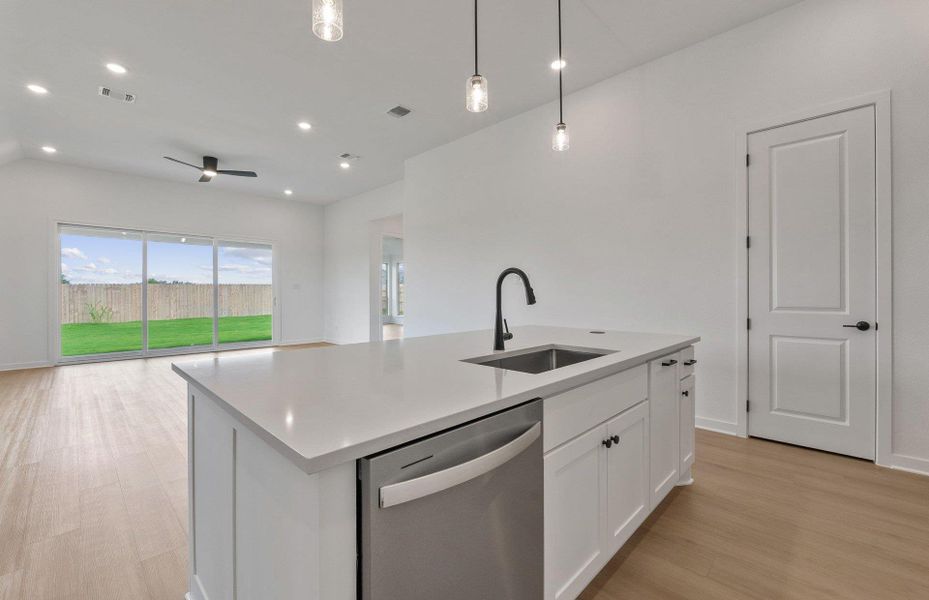 Furnished interior view inside a new home in Kuempel Estates, Pflugerville (Image 11). Furnished interior view inside a new home in Kuempel Estates, Pflugerville (Image 11).