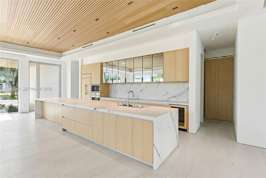 Furnished interior view inside a new home in , Miami Springs (Image 4).