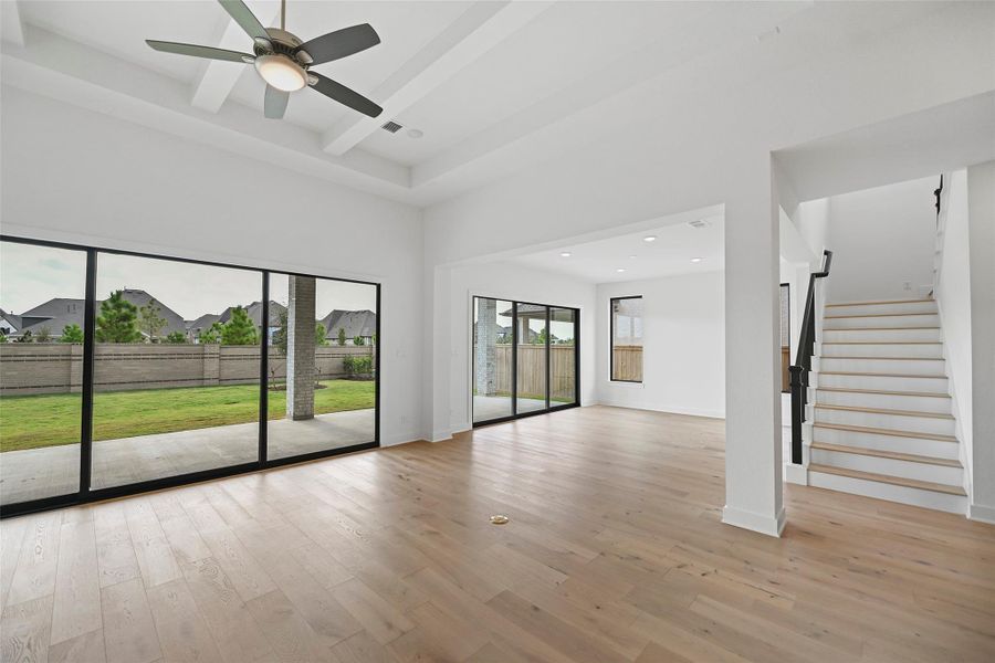 Spacious, unfurnished interior of a new home in Bridgeland 70′, Cypress (Image 15). Spacious, unfurnished interior of a new home in Bridgeland 70′, Cypress (Image 15).