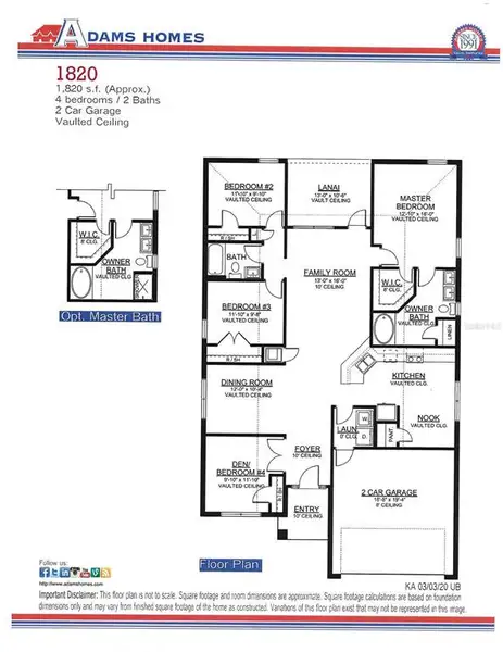 2D floor plan layout of this home in Abbey Glen, Dade City, FL (Image 4). 2D floor plan layout of this home in Abbey Glen, Dade City, FL (Image 4).
